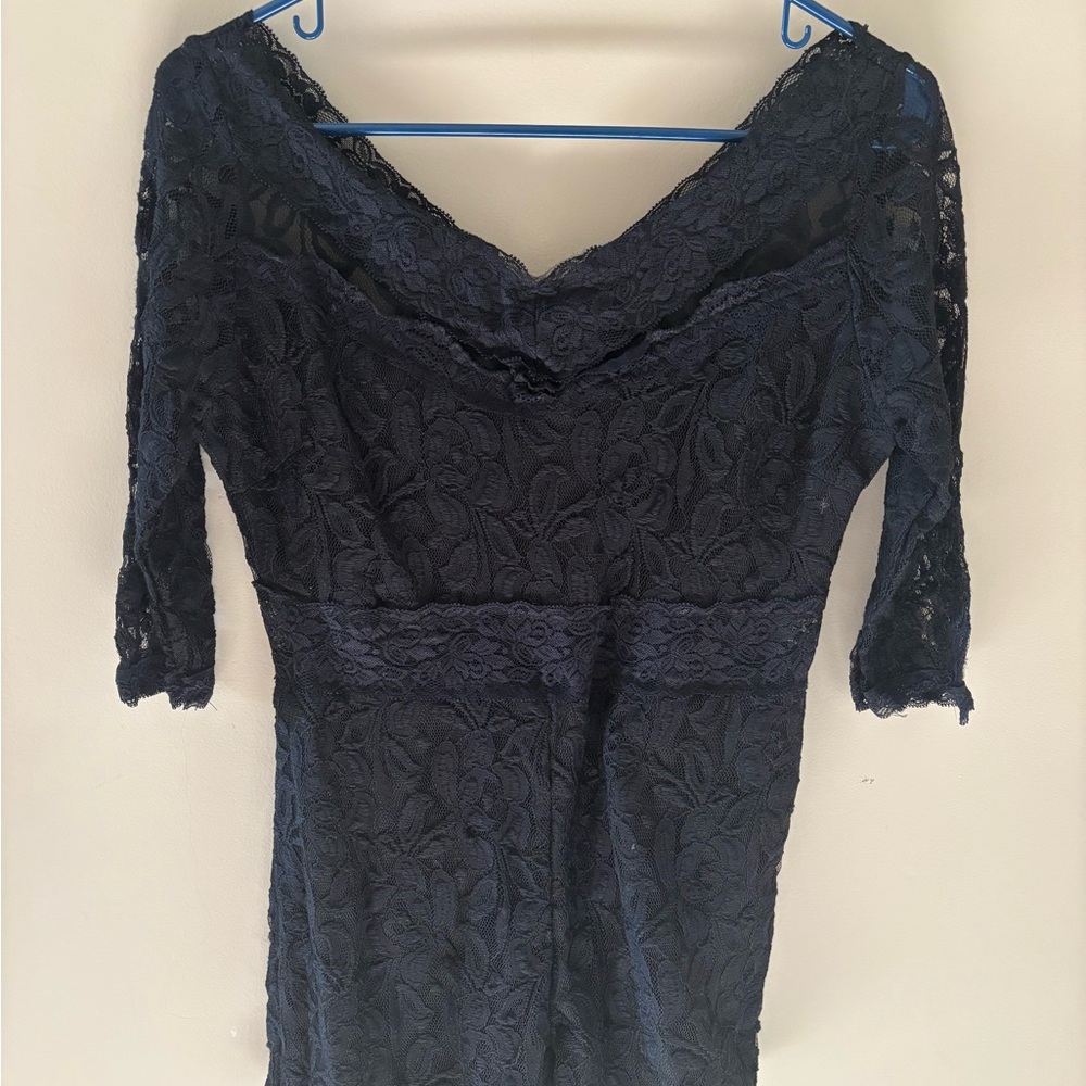 Chic Navy Lace Jumpsuit